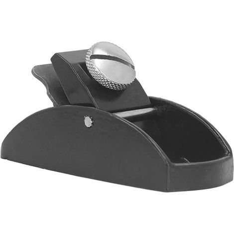 Mini rabot à bois en acier au carbone, profondeur de coupe réglable, style européen, rabot manuel pour le travail du bois, noir, taille S