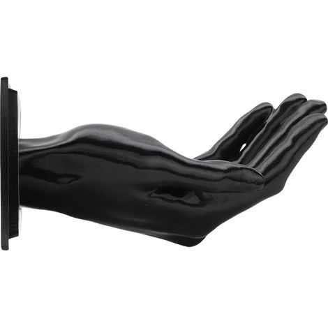 Kreativer, einzigartiger, multifunktionaler 3D-gedruckter Schlüsselhaken in Handform für Jacken, Taschen, Handtücher und Schlüssel, Schwarz (1/5)