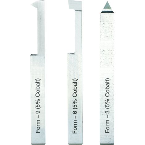 Proxxon - Drehstahlsatz zum Gewindeschneiden, HSS 8 x 8 x 80 mm (3-teilig) - 24540