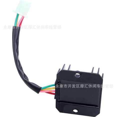 Motorcycle, beach buggy, off-road scooter accessories 12V four-pin CG125-250CC GY6 rectifier voltage regulator (1/5)