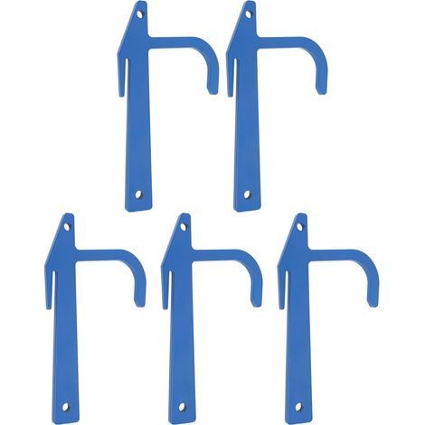 Civière de clôture en métal, 5 pièces, fil d'acier, Clips à maillons de chaîne, Rail supérieur, outil d'étirement et de tension du tissu (1/5)