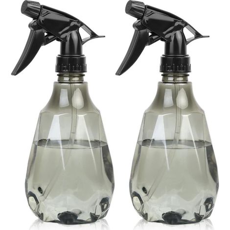 Bardusch - Lot de 2 flacons pulvérisateurs d'eau de 500 ml pour plantes, flacons pulvérisateurs de jardin, flacons pulvérisateurs réutilisables en plastique pour nettoyer les plantes de jardin et la (1/4)
