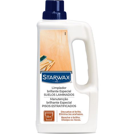Detergente lucidante speciale per pavimenti laminati 1l STARWAX
