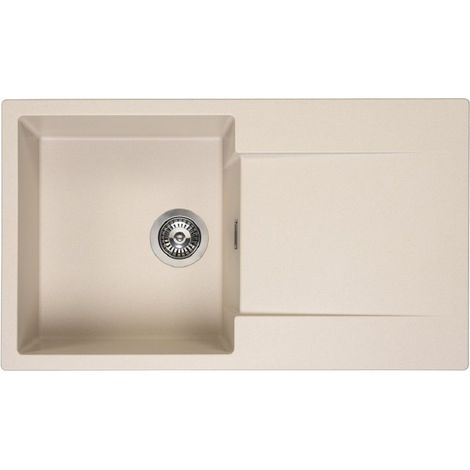 Reginox Amsterdam 10 Küchenspüle mit Abtropffläche beige metallic (1/3)
