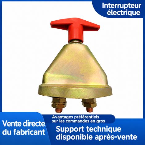 Coupe-circuit de batterie 12V/24V JK451 avec support pour groupe électrogène et véhicule jk451 réf 9342 1 kg – Livraison gratuite (1/5)