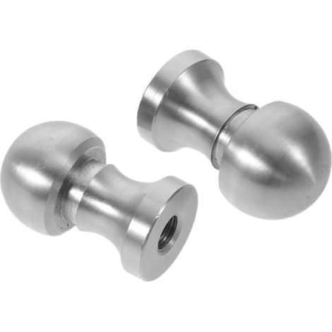 Lot de 2 poignées cheminée, robustes et faciles à installer, accessoire remplacement pour poêle au (1/5)