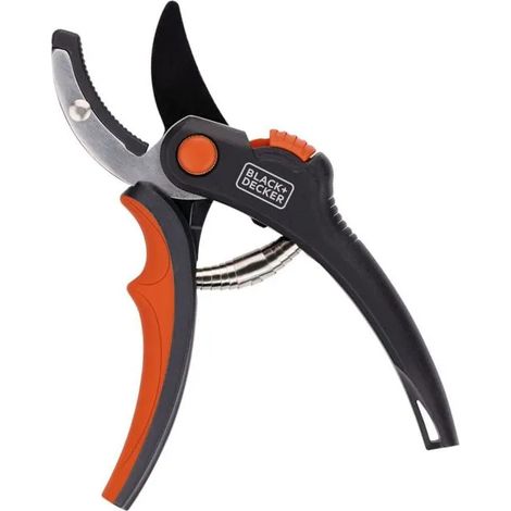 outil pour tailler black-decker pruning shears capacité 14 mm