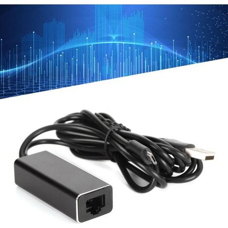Shipenophy Adaptateur Ethernet RJ45 Adaptateur Ethernet Micro USB vers RJ45 Transmission Conversion 10/100Mbps pour TV Bâtons (1/5)
