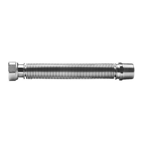 IDROBLOCK Tubo Flessibile Tubo In Acciaio Estensibile 20-40cm 3/4" M-F