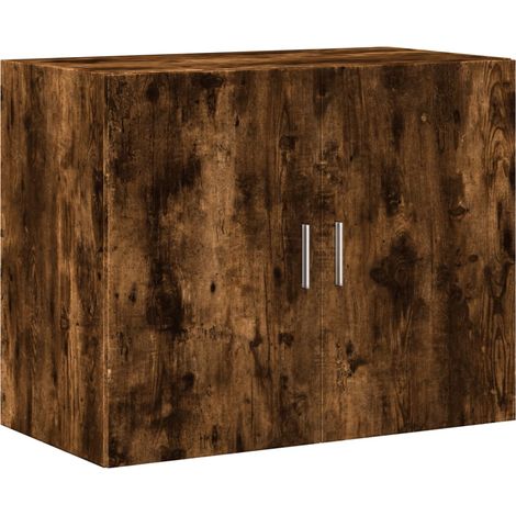 Maison Exclusive - Mobile a Parete Rovere Fumo 80x42,5x64 cm in Legno Multistrato