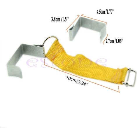 Cintre à sangles réglables, 6 crochets, mousqueton robuste, accessoires de suspension (1/2)