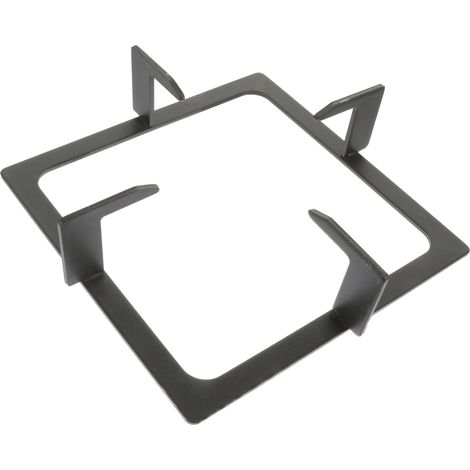Support de Poêle en Fonte Noire Antidérapant pour Cuisinière à Gaz, Cadre Carré Robuste Design Ergonomique Cuisine (1/5)