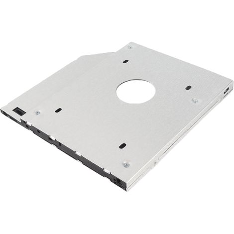 Adaptateur universel pour disque dur 2,5 pouces (9,5 mm) pour baie optique CD/DVD-ROM d'ordinateur portable (disque dur non inclus). (1/4)