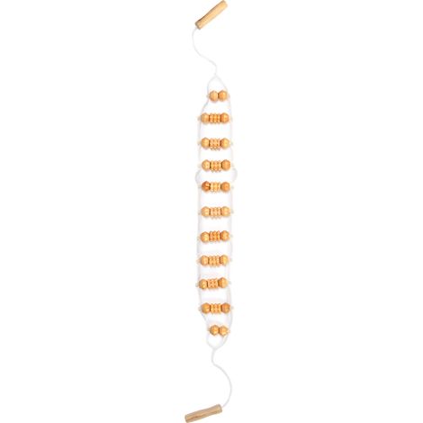 Rouleau de massage du dos en bois, outil de thérapie lymphatique pour cou et jambes, drainage naturel (1/5)