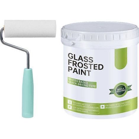 Peinture effet verre dépoli pour fenêtres - Peinture intimité. imperméable et résistante aux UV (1/4)