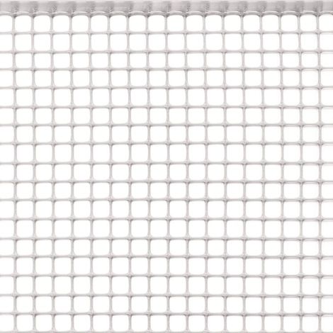 Rete plastica BIANCO maglia cm 1x1 m 1x5 (1/5)