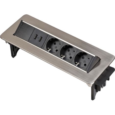 Indesk Power USB-Charger Tischsteckdosenleiste