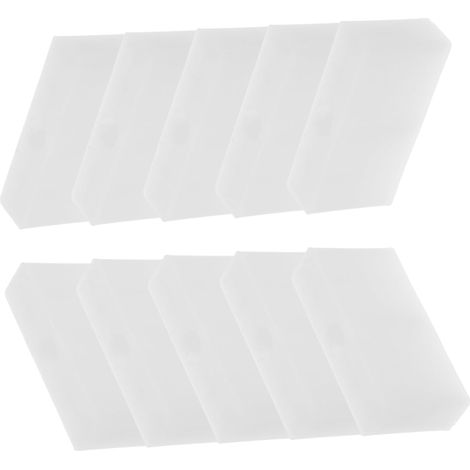 10pièces Butées De Fenêtre Coulissante Réglables Verrous De Sécurité Pour Maison Chambre Bureau Fenêtre Blanc Lot (1/5)