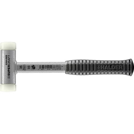 Halder SUPERCRAFT 3377.035 Mazzuola manico ergonomico, duro 690 g 300 mm 1 pz.