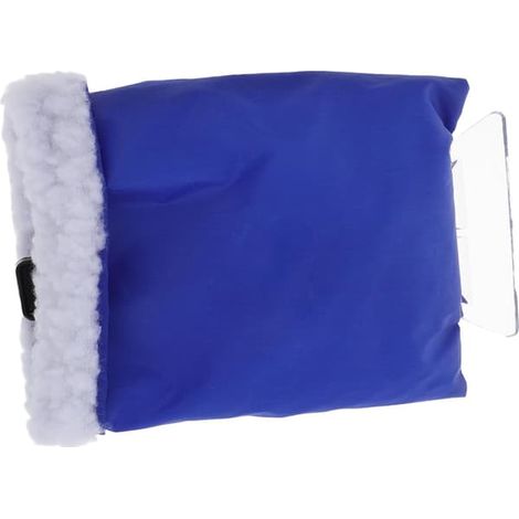 Pelle à neige pour voiture avec grattoir à glace et brosse à neige, dégivreur de pare-brise, kit de nettoyage hivernal pour voitures, outil de déneigement robuste et efficace (1/5)