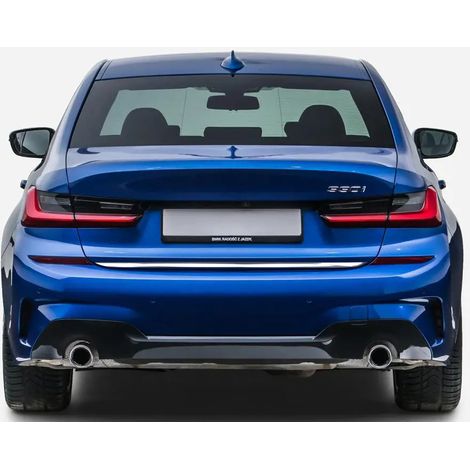 Ajuste de la moldura cromada del portón trasero del BMW 3 G20 Sedán 2018+ (1/5)