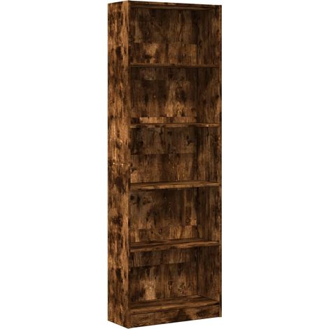 Maison Exclusive - Estantería madera de ingeniería roble ahumado
