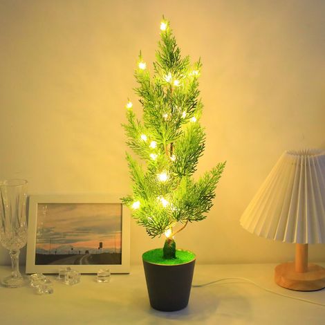 Arbre Lumineux Led - Simulation Plante en Branches - Luminaire Décoratif USB - Éclairage Ambiant Chaud Blanc - 30 LED - IP44 - 50 x 9,5 cm - 1 Pièce (1/5)