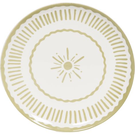 Table Passion - Assiette de présentation verte Tamara 33 cm