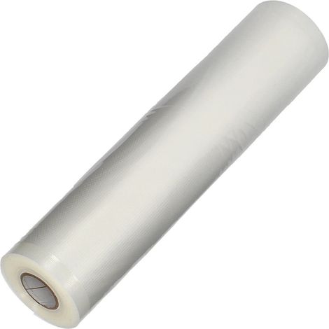 Foglio zigrinato in una manica per macchina sottovuoto 25x600 cm Brownin