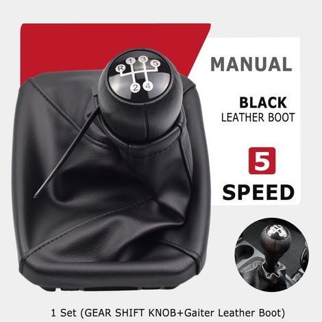 R5 Vitesses Pommeau de levier de vitesse pour Opel Meriva A 2003-2010 (Set) (1/5)