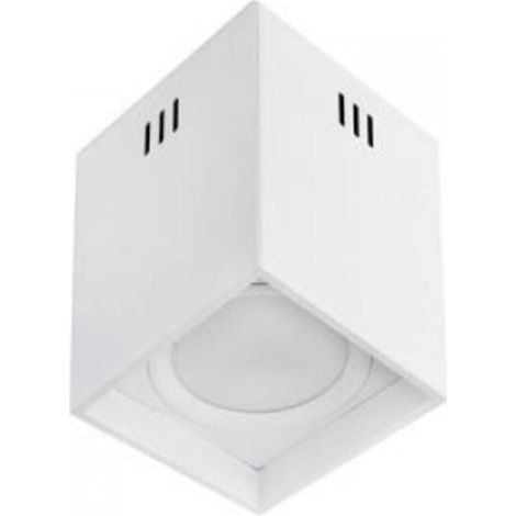 Plafonnier LED carré 15W 1050lm 4200K Blanc (1/2)