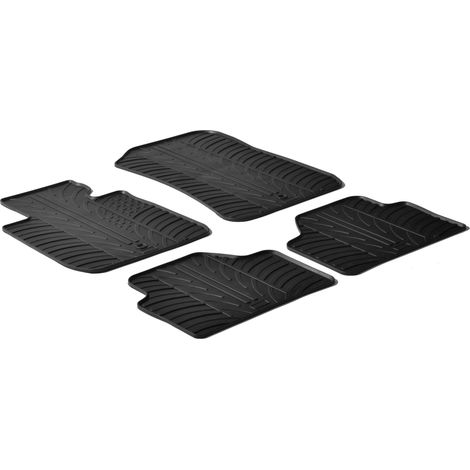 Set tappeti su misura in gomma - compatibile per Bmw X1 (E84) (10/0910/15)