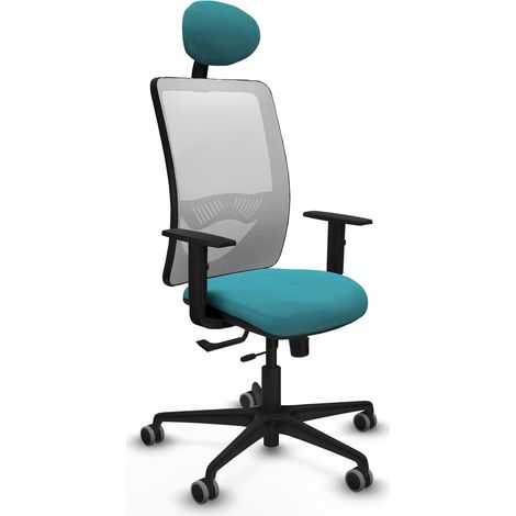 Silla de oficina piqueras y crespo Zulema negro espuma 120 kg (1/2)