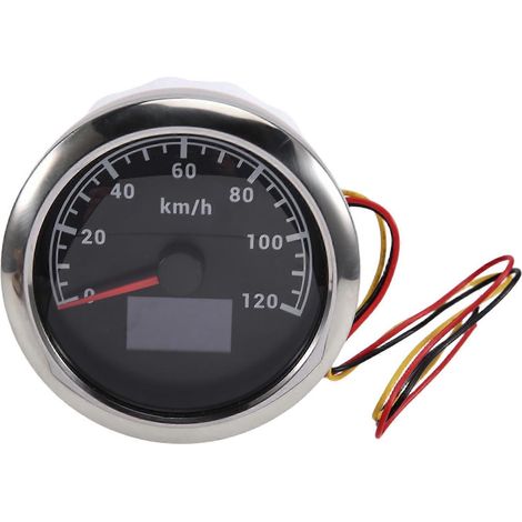 Compteur de vitesse GPS 120 km/h avec antenne, compteur kilométrique partiel et compteur COG pour voitures, bateaux et motos (1/5)