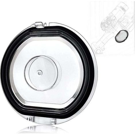 Dustbin lid for Dyson V7 V8 vacuum cleaner, Replacement dustbin lid, Spare part for the tank, Replacement lid with O-ring (1/4)