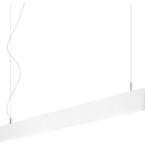 Sospensione Modulare Moderna Linus Alluminio Bianco Led 32W 4000K Luce Naturale