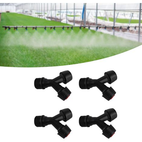 Aspersor de plástico de 1/2 pulgada, cabezal atomizador de 20 piezas para jardín. (1/5)