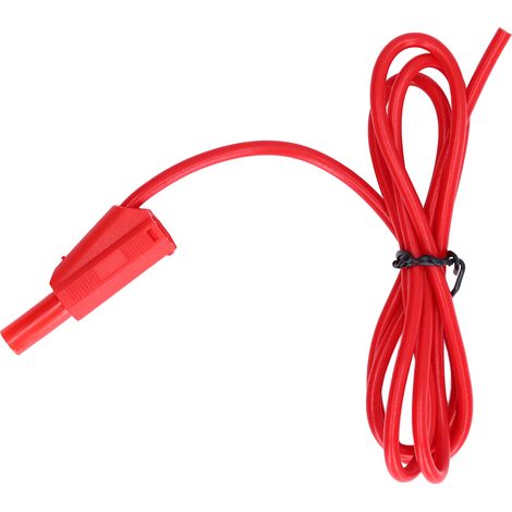 J.70021 Bananenstecker-Prüfleitung Bananenstecker-Prüfset für elektrische Projekte Spannungsprüfer 32A/1000VRed (1/5)