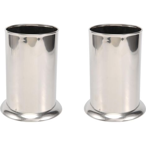 2 x Stainless Steel Straw Holder, Attachment Straw, Cutlery Organiser, Forks, Chopsticks Storage (1/5)