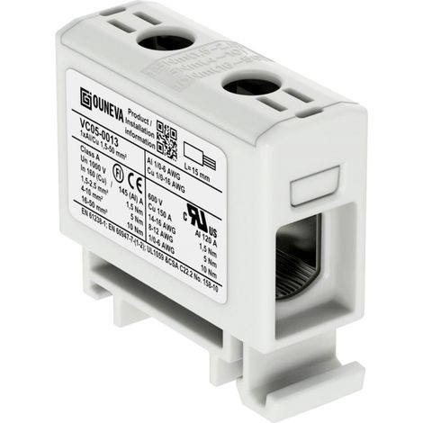 Ouneva Group VC05-0013 Verteilerblock  Schrauben  Grau 1 St.