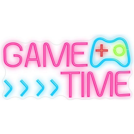 Forever luz led neón decorativa "game time" fpne34 multicolor (1/5)