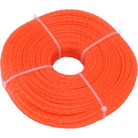 Fil de coupe-bordures en nylon 2,4 mm, 120 m, accessoire pour tondeuse Husqvarna Orange (1/5)