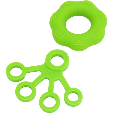 Ensemble d'exercices multifonctionnels en silicone flexible pour étirer et renforcer la prise des doigts, destiné au renforcement musculaire. (1/5)