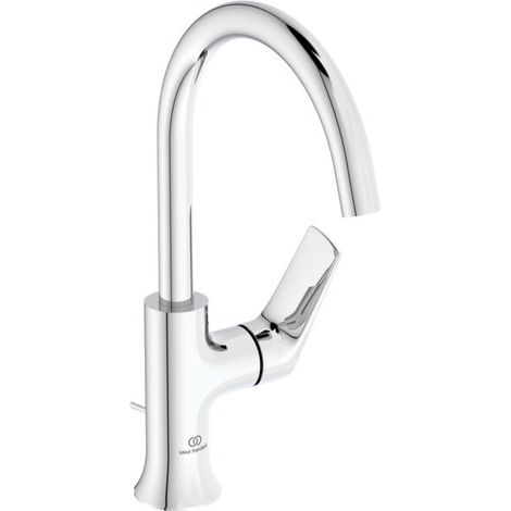 Ideal Standard Mitigeur lavabo bec h. LaDolceVita avec garniture de vidange Chrome, BD657AA (1/4)