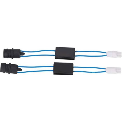 Décodeur LED 2 pièces T10 LED ampoule de phare avertissement adaptateur d'annulation de phare sans erreur décodeur résistance de dispositif résistance Canbus anti erreur dynamique led clignotant (1/5)