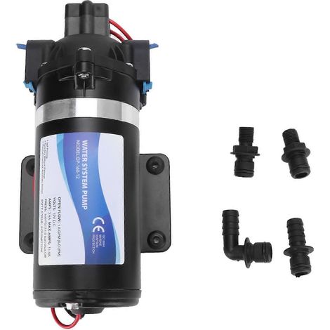 Pompe à membrane 12 V CC, rouleau électrique de pulvérisation haute pression, purificateur d'eau, usage automobile. (1/5)