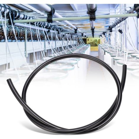 Tuyau d'air en TPU pour compresseurs, pompes et sources d'air. Tube en TPU, TPU1612 OD16ID12, noir, 3 m. (1/5)