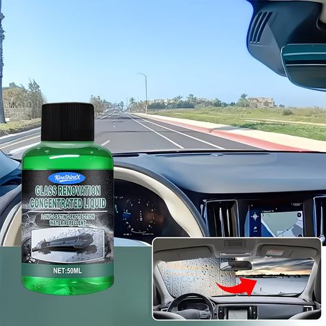KineShineX Auto-Ölfilmreiniger – Regenfest, beschlagfrei, reinigt beschichtete Autoscheiben, reinigt Autoglas (1/4)