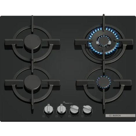 Bosch Serie 6 PPH6A6I10 piano cottura Nero Da incasso 59 cm Gas 4 Fornello (i) (1/5)