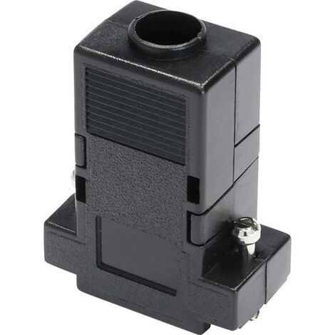 Capot SUB-D Nombre de pôles: 9 econ connect PH9DT ABS 180 ° noir 1 pc(s) C656511 (1/3)